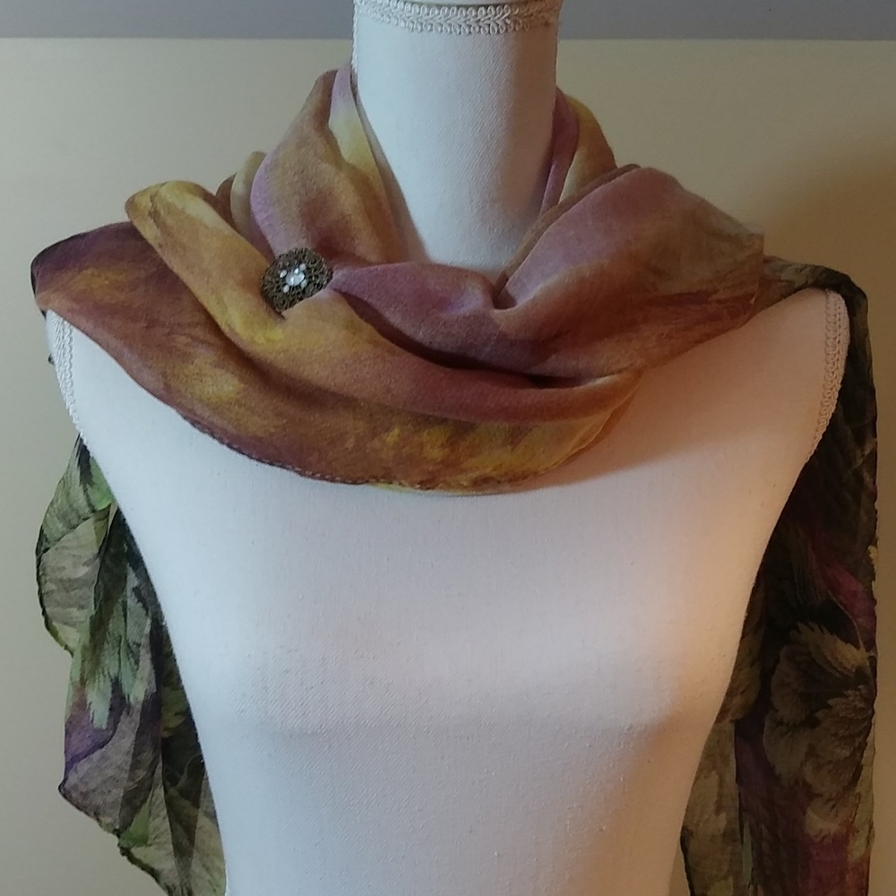 Floral Scarf/Shawl